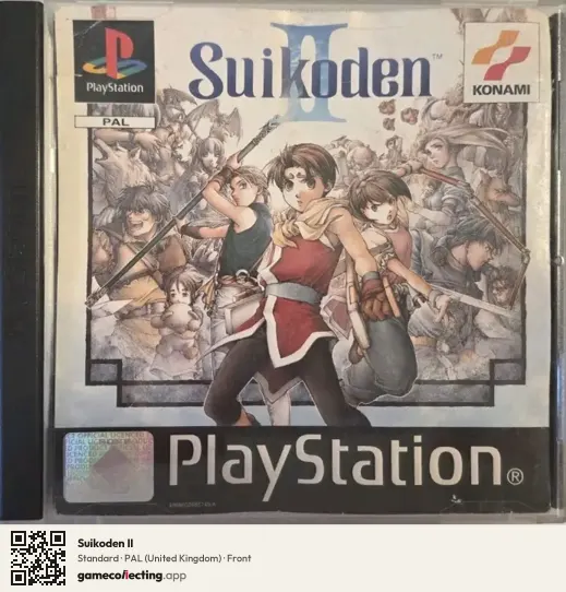 Suikoden II PlayStation, United Kingdom box front
