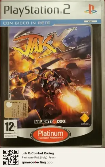 Jak X: Combat Racing PlayStation 2, Italy box front