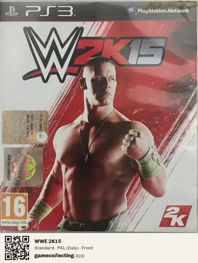 WWE 2K15 PlayStation 3, Italy box front