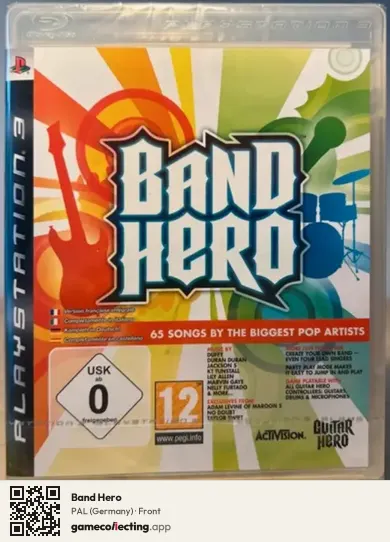 Band Hero PlayStation 3, Germany box front