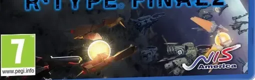 R-Type Final 2, the PEGI square on its front