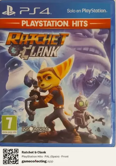 Ratchet & Clank PlayStation 4, Spain box front
