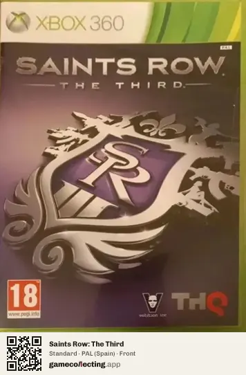 Saints Row: The Third Xbox 360, Spain box front