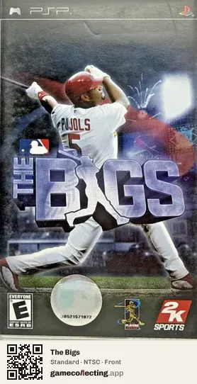 The Bigs PlayStation Portable, NTSC box front