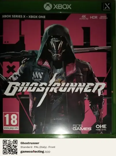 Ghostrunner Xbox Series X, Italy box front