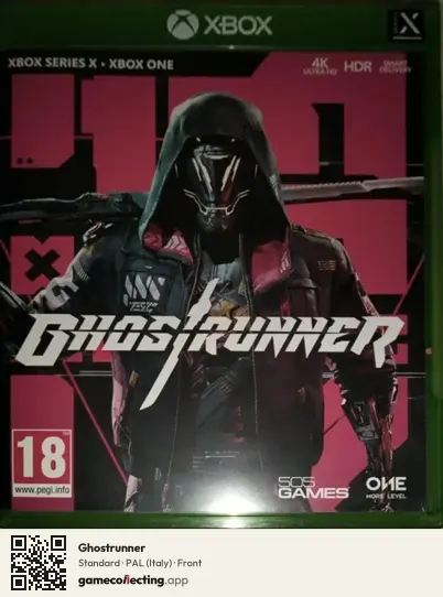 Ghostrunner Xbox Series X, Italy box front