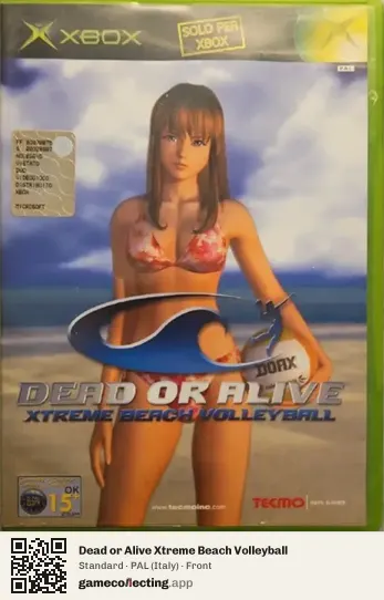 Dead or Alive Xtreme Beach Volleyball Xbox, Italy box front