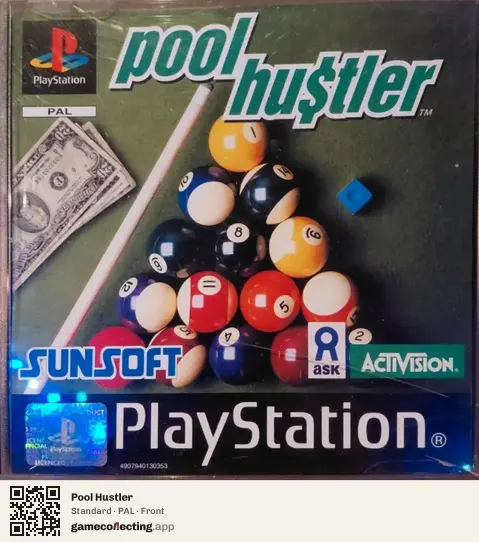 Pool Hustler PlayStation, PAL box front