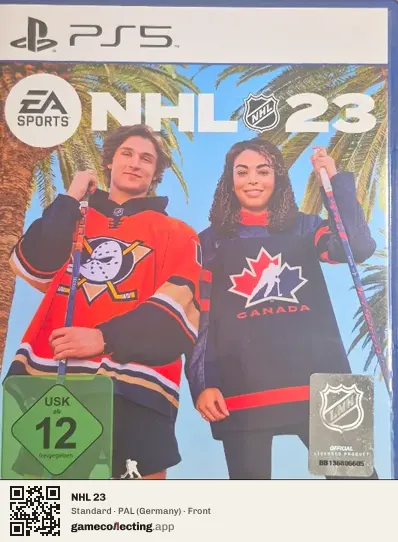 NHL 23 PlayStation 5, Germany box front