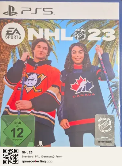NHL 23 PlayStation 5, Germany box front
