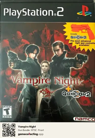Vampire Night PlayStation 2, NTSC box front