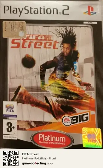 FIFA Street PlayStation 2, Italy box front