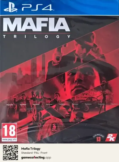 Mafia Trilogy PlayStation 4, PAL box front