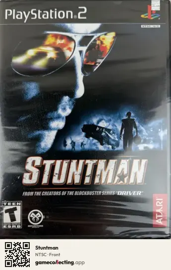 Stuntman PlayStation 2, NTSC box front