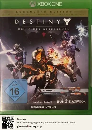 Destiny Xbox One, Germany box front