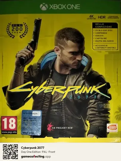 Cyberpunk 2077 Xbox One, PAL box front