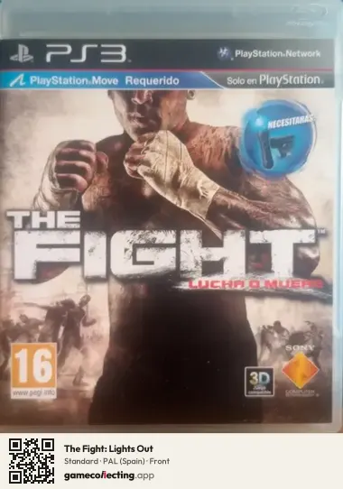 The Fight: Lights Out PlayStation 3, Spain box front