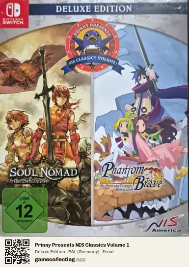 Prinny Presents NIS Classics Volume 1 Nintendo Switch, Germany box front