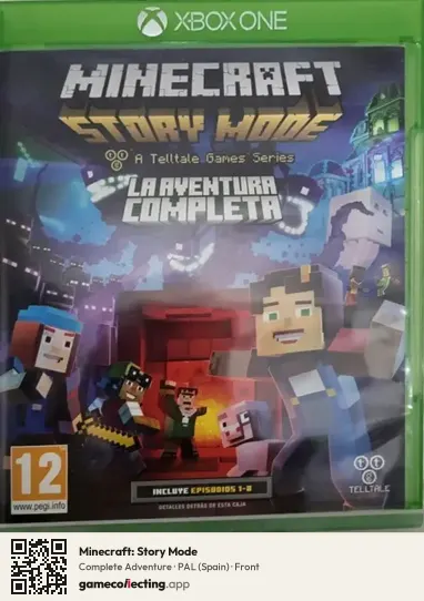 Minecraft: Story Mode Xbox One, Spain box front