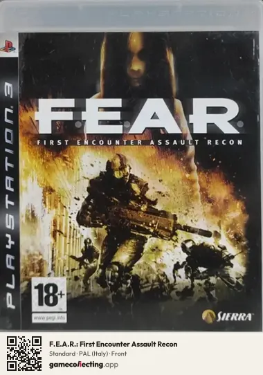 F.E.A.R.: First Encounter Assault Recon PlayStation 3, Italy box front