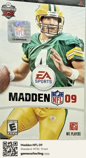 Madden NFL 09 PlayStation Portable, NTSC box front