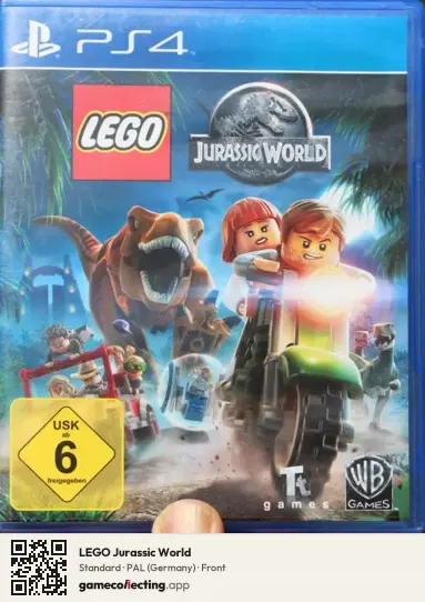 LEGO Jurassic World PlayStation 4, Germany box front