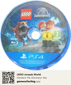 LEGO Jurassic World PlayStation 4, PAL disc