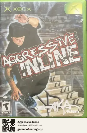 Aggressive Inline Xbox, NTSC box front