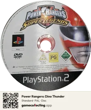 Power Rangers: Dino Thunder PlayStation 2, PAL disc