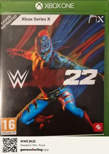WWE 2K22 Xbox Series X, PAL box front
