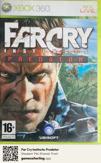 Far Cry Instincts: Predator Xbox 360, France box front