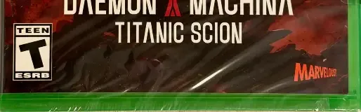 Daemon X Machina: Titanic Scion, the ESRB box on its front