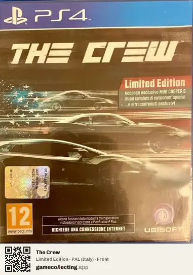 The Crew PlayStation 4, Italy box front