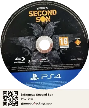 Infamous Second Son PlayStation 4, PAL disc