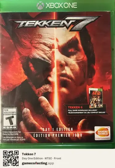 Tekken 7 Xbox One, NTSC box front