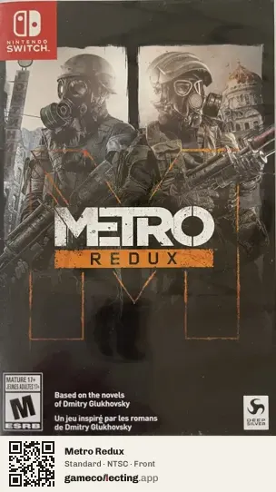 Metro Redux Nintendo Switch, NTSC box front