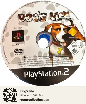 Dog's Life PlayStation 2, PAL disc