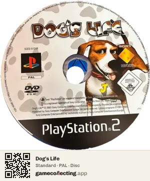 Dog's Life PlayStation 2, PAL disc