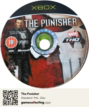 The Punisher Xbox, PAL disc