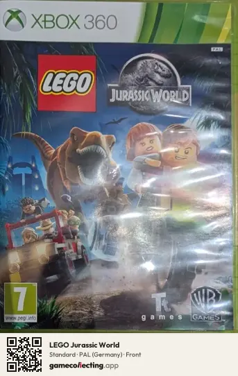 LEGO Jurassic World Xbox 360, Germany box front