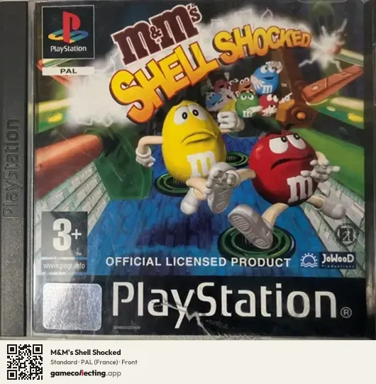 M&M's Shell Shocked PlayStation, France box front
