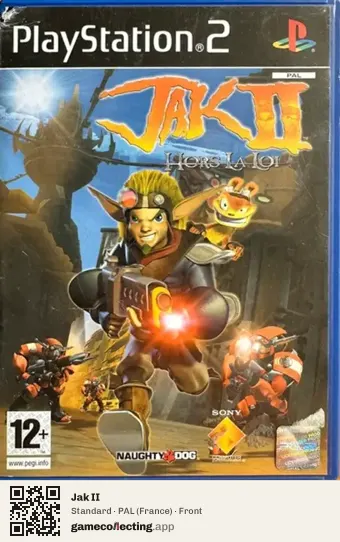 Jak II PlayStation 2, France box front