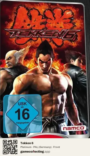 Tekken 6 PlayStation Portable, Germany box front
