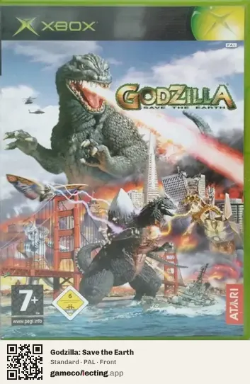 Godzilla: Save the Earth Xbox, PAL box front
