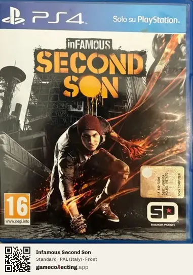 Infamous Second Son PlayStation 4, Italy box front