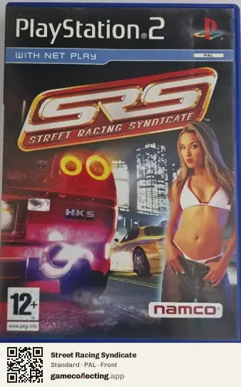 Street Racing Syndicate PlayStation 2, PAL box front