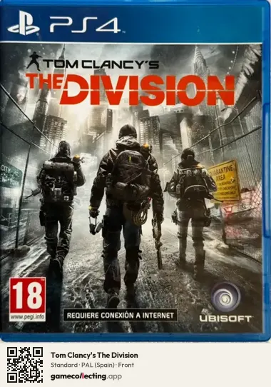 Tom Clancy's The Division PlayStation 4, Spain box front