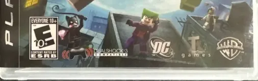LEGO Batman: The Videogame, the ESRB box on its front