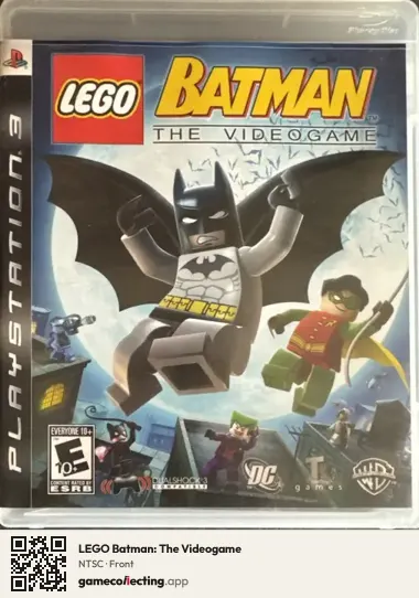 LEGO Batman: The Videogame PlayStation 3, NTSC box front