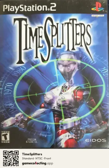 TimeSplitters PlayStation 2, NTSC box front